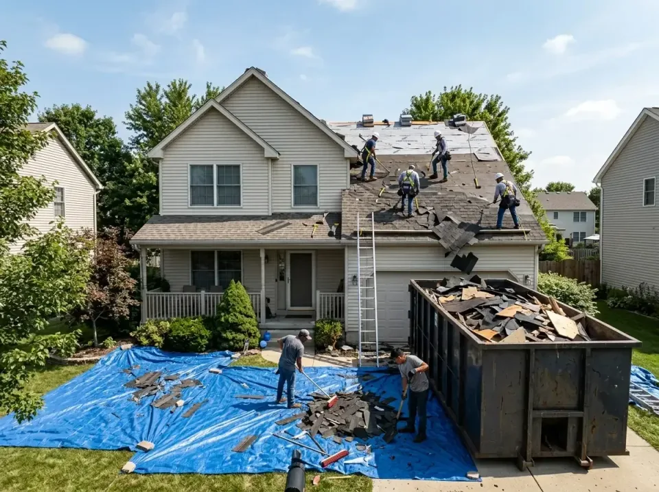 roof-replacement-debris-remova-004 — frequently asked questions, Cheapest Dumpster Rentals in Owings, MD